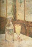 Still life wtih Absinthe (nn04) Vincent Van Gogh